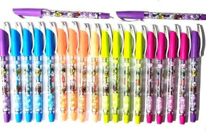 FLAIR Twingo Ball Pen Pack of 20 Blue Ball Pen