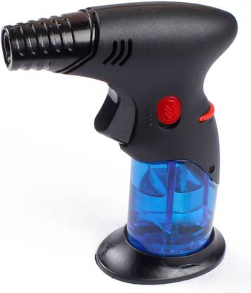 ASRAW Refillable Butane Gas Torch Lighter with Stand - WindProof Jet Flame Butane Torch Pocket Lighter