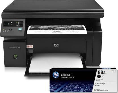 HP LaserJet Pro M1136 MFP Multi-function Printer (Black, Toner Cartridge) Multi-function WiFi Monochrome Laser Printer