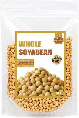 Jioo Organics Unpolished Yellow Soya Bean (Whole)