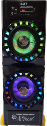 Bayspower Thunder Hi-Fi Chest Thumping Bass Dual Subwoofer 110 W Bluetooth Tower Speaker