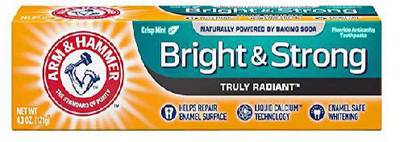 Arm & Hammer Bright & Strong Truly Radiant Toothpaste, Crisp Mint 4.3 Oz [Cat_4295] Toothpaste