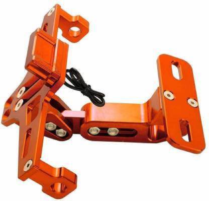 Vizzard Tail Tidy Bike Universal (Orange) Bike Number Plate