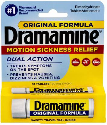 Dramamine Original Formula Motion Sickness Relief Capsules