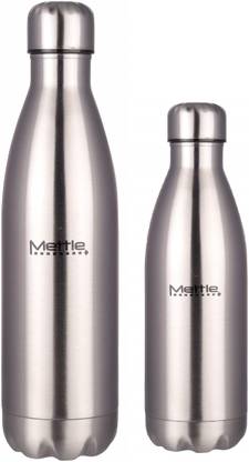 METTLE COMBO OF COLA1000 AND COLA500 1500 ml Steel Flask