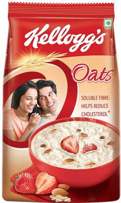 Kellogg's Oats, Rolled Oats, High in Protein & Fibre Pouch