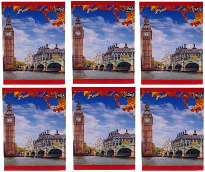 Whirx Long Exercise book A4 Note Book Single Ruled 180 Pages