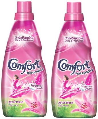 Comfort Fabric Conditioner Lily Fresh (Pack of 2) Fabric Deodorizer