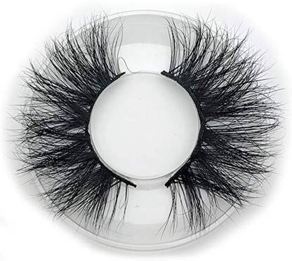 Mikiwi 25Mm Mink Lashes E01 3D Mink Lashes Extra Length Mink Eyelashes Big Dramatic Volumn Eyelashes Strip Individual False Eyelash