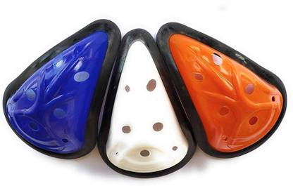 HENCO Abdominal Guard/L Guard (Set of 3) Large Size Multicolour Cricket Inner Thigh Guard