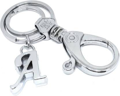 Aura Premium Quality Initial A Letter Keyring Pendant Alphabet Key Chain