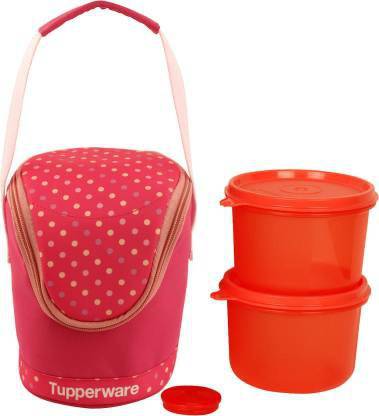TUPPERWARE Lunch Box set (2 lunchboxs of 900ml) (1 Small Box)(1 Bag) 3 Containers Lunch Box
