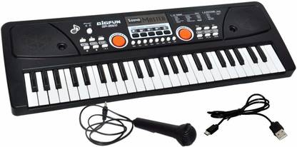 BIGFUN 49 keys with recording Electronic Piano Keyboard with Microphone