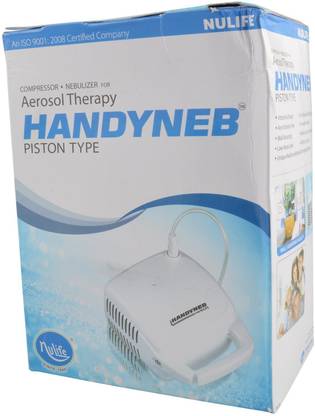 Nulife Compressor Nebulizer for Aerosol Therapy Handyneb of Piston Type Nebulizer