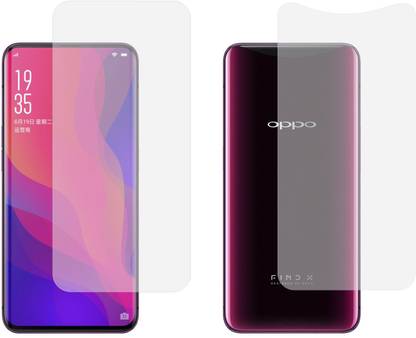 CASE CREATION Front and Back Screen Guard for Oppo Find X