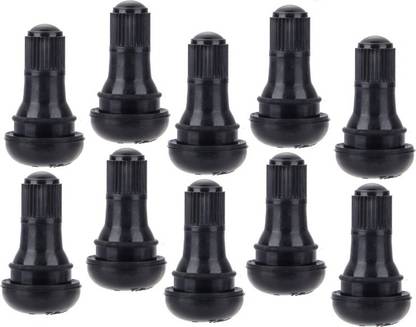 DELUX AUTOMOTIVE Brass Tyre Valve Cap for Bike