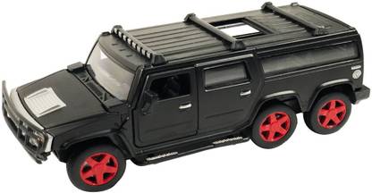 MV SUPER HUB Die-Cast H2 Hummer with 4 Openable Doors & a Working Steering