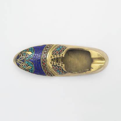 Kalakaari Shoe Ashtray Multicolor Brass Ashtray