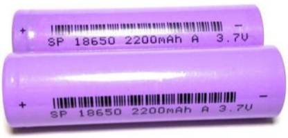 Brezleen 2200 mAh 18650 Lithium-Ion Rechargeable  for Multi-Purpose use – 2 PCS  Battery