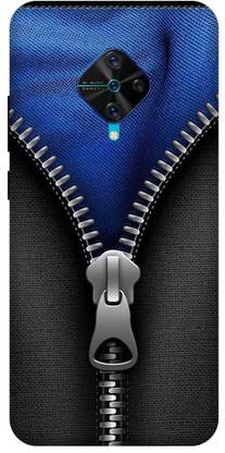 SAVETREE Back Cover for Vivo S1 Pro Printed Zippers Mobile Back Cover