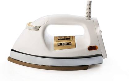 USHA EI 3710 Heavy Weight 1000-Watt Dry Iron, 1000 W Dry Iron