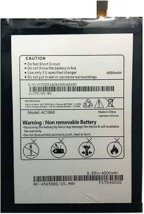 STOCK UP Mobile Battery For  MICROMAX Yu Yunicorn YU5530