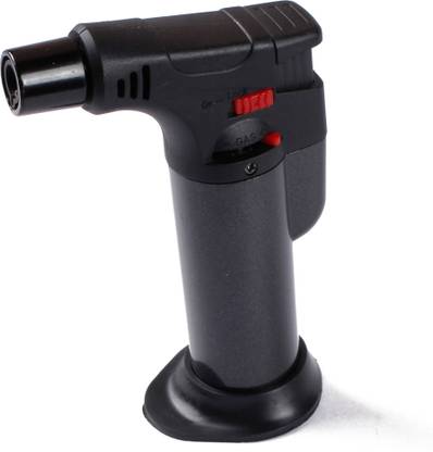 ASRAW Blow Torch Lighter ( Black ) - Windproof Jet Flame Butane Torch Lighter Pocket Lighter