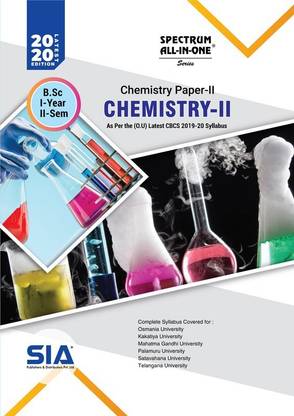 Chemistry Paper-II (Chemistry-II) B.Sc I-Year II-Sem (O.U) As Per The Latest 2019-20 CBCS Syllabus, Latest 2020 Edition