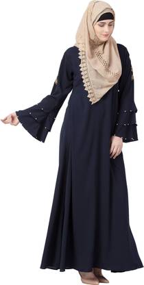 Haya Libas International Georgette Floral Print Abaya With Hijab