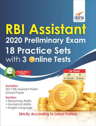RBI Assistant 2020 Preliminary Exam  - 18 Practice Sets with 3 Online Tests 1 Edition