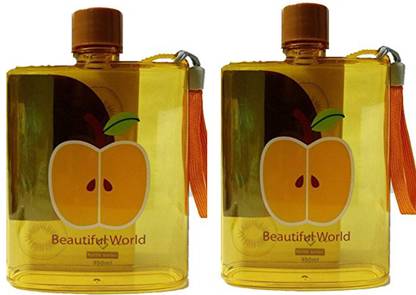 URBAN CUBE Water Bottle 350 ML A6 (Pack of 2) 350 ml Bottle