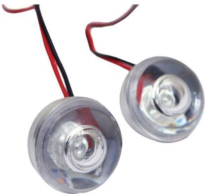 Faridan style enterprise FSE Flashing Brake High Beam LED Strobe Lights with Metal Casing for Pulsar, Avenger and Discover Series Bikes (Blue) - Set of 2 Car Fancy Lights