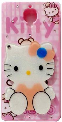 Lejaao Book Cover for 1+3 Makeup Mirror Hello Kitty Stone Work Case Cover