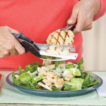 DUNGRANI ENTERPRISE Clever Cutter 2 in 1 Kitchen Knife/Food Chopper Vegetable & Fruit Grater & Slicer