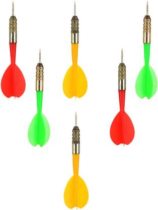Maitri Dart Board Steel Dart Pin Set of 6pcs   Steel Tip Dart