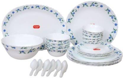 DIVA FROM LAOPALA Pack of 33 Opalware Dinner Set