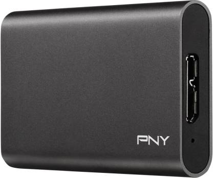 PNY Portable SSD Elite USB 3.1 480 GB External Solid State Drive (SSD) with  480 GB  Cloud Storage
