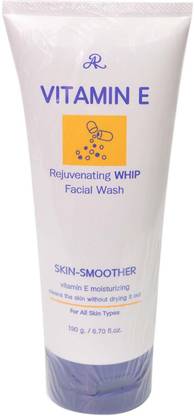 A R VITAMIN E REJUVENATING WHIP FACIAL WASH (FACE WASH) SKIN SMOOTHER VITAMIN E MOISTURIZING CLEAN THE SKIN WITHOUT DRYING IT OUT 190G Face Wash
