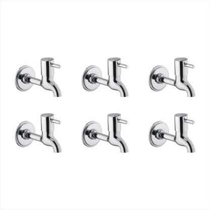 Mesco Turbo LongBody Full Brass (Set Of 6) (Best Wholesale Prices) Bib Tap Faucet