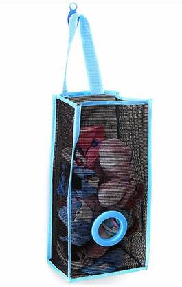 OXQFYBK Plastic Bag Holder/Dispenser Hanging Storage Mesh Garbage Bags Organizer Medium 1 L Garbage Bag  Pack Of 1