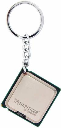 HAPITIZER CPU Processor Keychain Keyring for Technology Fan and Tech Students Key Chain