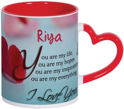 Wagwan Riya Love Romantic Gift On Valentine's Day For Lover Boyfriend Girlfriend Husband Wife Mg411 Ceramic Coffee Mug