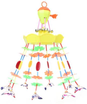 Quinergys Blossom Musical Merry Go Round Toy (Jhoomer) Rattle