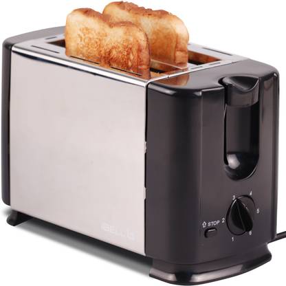 iBELL 700-Watt Bread Toaster With Mid Cycle Heating Element, Black 230 W Pop Up Toaster