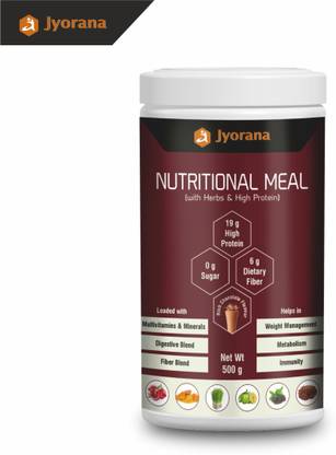 Jyorana Nutritional Meal with High Protein, Herbs & Multi Vitamins & Minerals , LAB TESTED Whey Protein