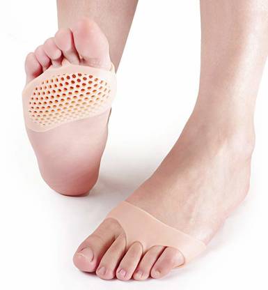 SEAVOKES Soft Silicon Gel Half Toe Sleeve Forefoot Pads For Pain Relief heel front socks Heel Support