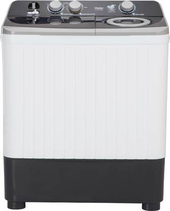 Haier 7 kg Semi Automatic Top Load Washing Machine Black, White