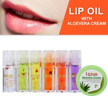 ads Lip Oil for Soft and Smooth Lips A0757 Pack of 6 with Lilium Aloevera Cream