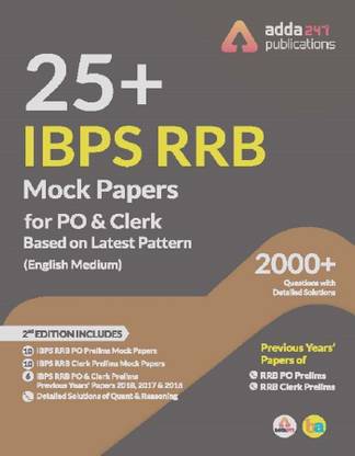 30 IBPS RRB PO & Clerk Prelims Mock Papers Practice Book English Medium