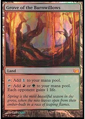 Magic: the Gathering Grove of The Burnwillows from The Vault